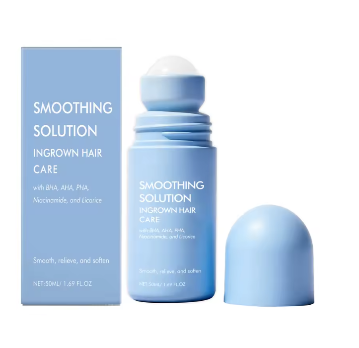 Ingrown Hair Serum for Bikini Area Armpit Arm Leg Ingrown Hair Treatment Moisturizing Skin AHA BHA PHA Roll on Centella Serum